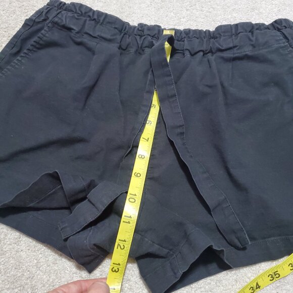 TENTREE Organic Cotton & Hemp Instow Shorts Pull-On Hi-Rise Blk Women Small x 3" - Picture 11 of 13